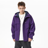 美式冲锋衣外套男款秋季2025新款户外口袋工装夹克上衣Q5576-P75，男装夹克，星座610（原A335）