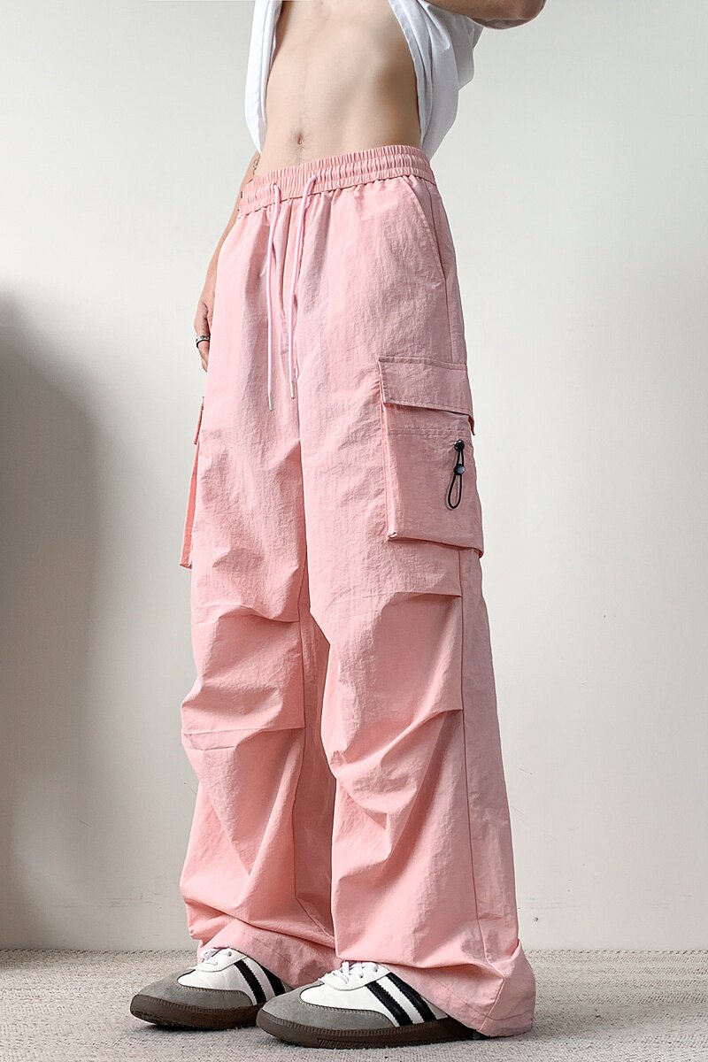 美式工装裤子男春季新款户外登山冲锋裤宽松直筒伞兵裤K2701-P40，男装休闲裤，星座610（原A335）