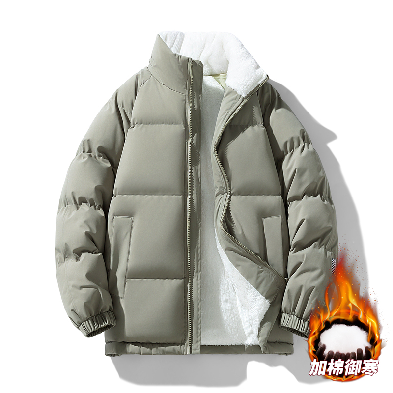 冬天羊羔绒面包服加厚棉衣男同款立领棉服保暖外套大棉袄M111-P70，男装棉衣，星座610（原A335）