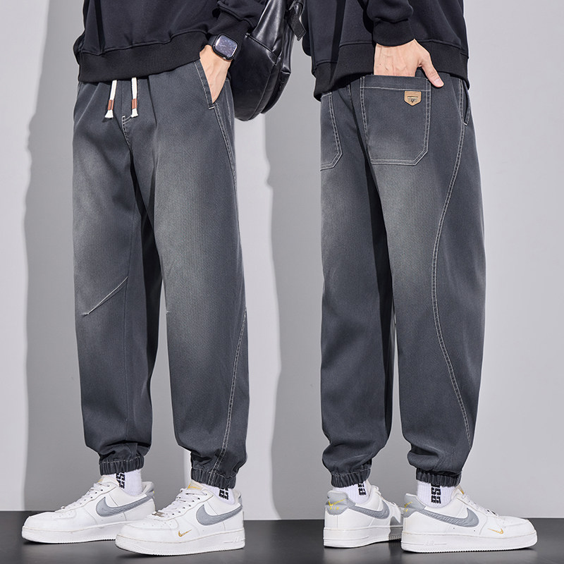 加厚休闲裤男款2026秋冬舒适百搭男士哈伦束脚裤H602-特P42,男装休闲裤,星座610（原A335）