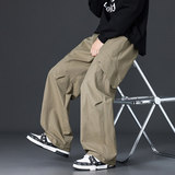 春季新款日系潮牌工装阔腿裤男士休闲百搭潮流直筒宽Q29172-特P35，男装工装外套，星座610（原A335）