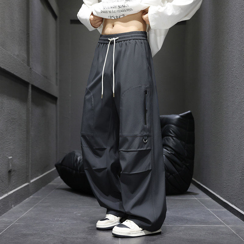 休闲裤男秋季工装裤男宽松直筒潮流百搭运动休闲裤Q29158-特P30，男装工装外套，星座610（原A335）