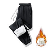 加绒休闲裤男冬季宽松束脚加厚长裤男士运动裤卫裤JR303B-P45，男装休闲裤，星座610（原A335）