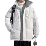 三防面料新款冬天格子拼接加厚美式学生情侣装面包服外套M666-P75，女装短外套，星座610（原A335）