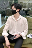 秋季新款纯色免烫衬衫男士休闲百搭韩版透气潮流上衣CY008-特P30，男装衬衫，星座610（原A335）