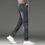 高端牛仔裤男秋季新款修身直筒弹力潮流男裤百搭休闲长裤K879-P52，男装牛仔裤，星座610（原A335）