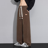 男士休闲裤秋季2026新款垂感阔腿裤潮牌宽松运动裤Q29155-特P35，女装休闲裤，星座610（原A335）