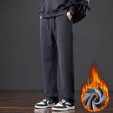 星空纹冬季新款斜纹针织休闲裤挺括潮流加绒直筒卫裤子JR807-P48，男装休闲裤，星座610（原A335）