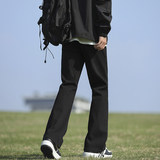 青少年黑色牛仔裤男款宽松直筒裤子2025秋冬新款休闲裤K1930-P45，男装牛仔裤，星座610（原A335）