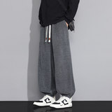 垂感直筒休闲裤子男春季新款潮牌宽松青少年阔腿裤Q29150-特P35，男装休闲裤，星座610（原A335）