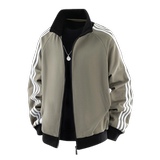 2026春季新款翻领男士长袖运动时尚潮流开衫外套Q5567-P50，女装短外套，星座610（原A335）