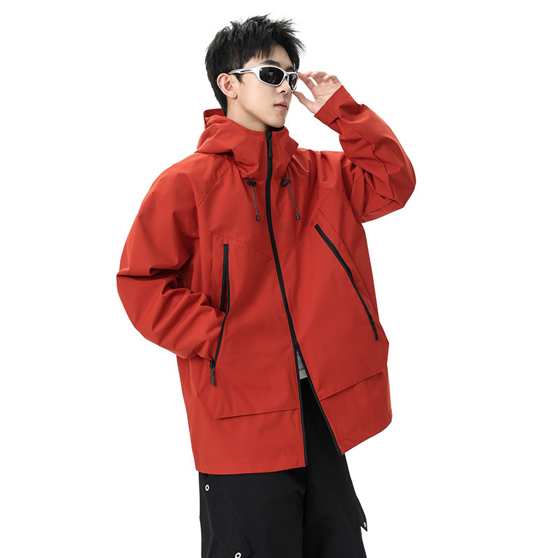 冲锋衣2025新款秋季户外登山服休闲夹克青少年外套Q5575-P65,男装夹克,星座610（原A335）