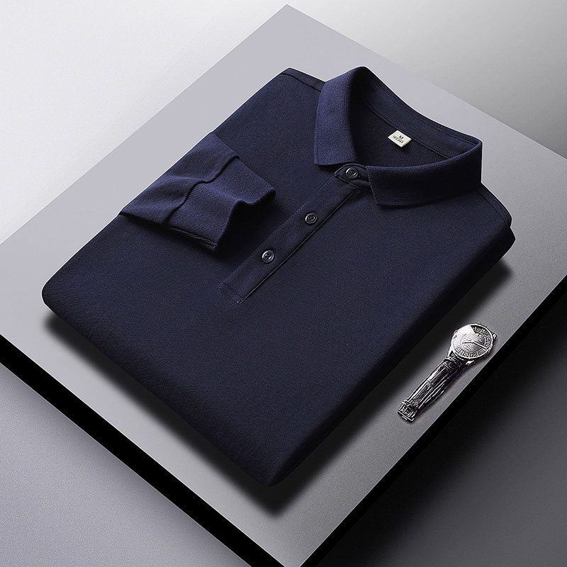 秋季POLO衫男翻领修身内搭潮流时尚休闲百搭上衣服PL8891-特P45,男装Polo衫,星座610（原A335）