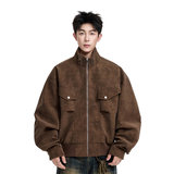 潮牌工装宽松夹克男款秋季男士上衣美式痞帅休闲外套JS5621-P98，男装夹克，星座610（原A335）