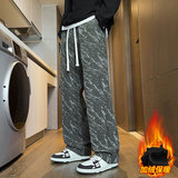 灯芯绒直筒休闲裤子男士冬季加绒款潮牌美式长裤JR29070-特P38，男装卫衣，星座610（原A335）