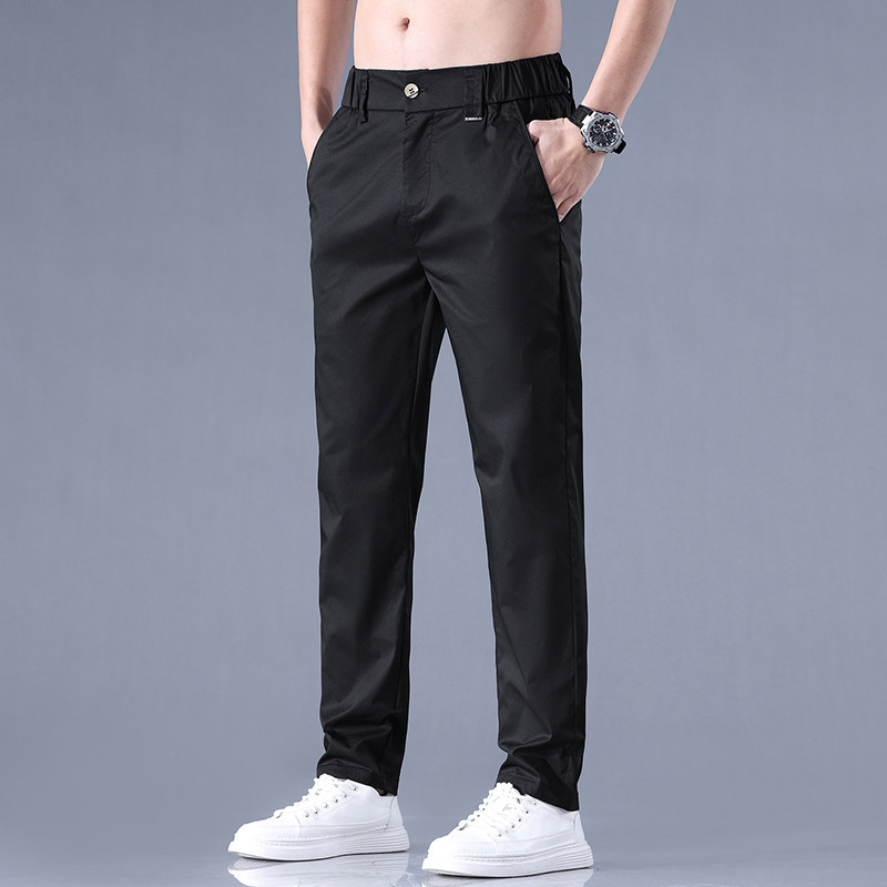 夏季西裤男士休闲裤薄款弹力修身直筒商务正装裤子男裤K2330-P45,男装休闲裤,星座610（原A335）