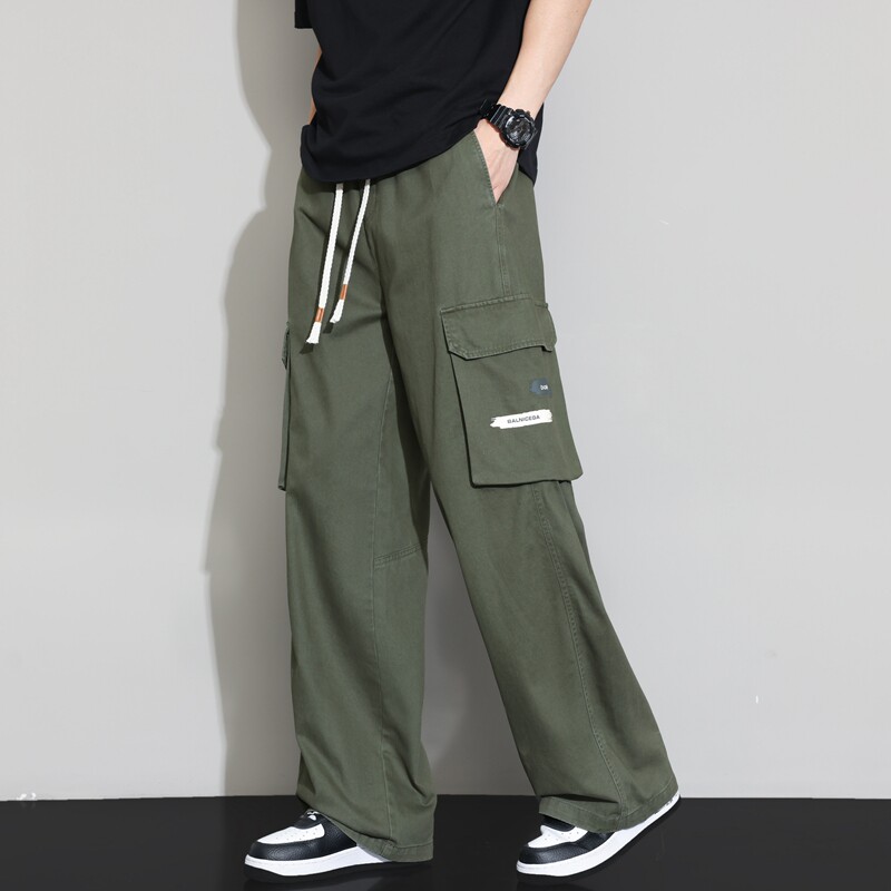 青少年纯棉休闲裤男士夏季时尚百搭垂坠感直筒裤K2711-P52,男装休闲裤,星座610（原A335）