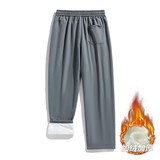 男士直筒休闲裤2026冬季新款垂感宽松款潮牌加绒长裤子JR888B-P45，男装卫衣，星座610（原A335）