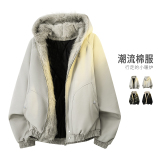 美式迷彩毛领夹棉衣连帽夹克棉服2025冬季加厚外套MY2519-P98，男装夹克，星座610（原A335）