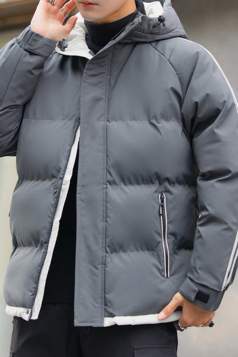 三防面料羽绒棉衣男外套冬季加厚保暖棉袄户外连帽棉服M5811-P70,男装棉衣,星座610（原A335）