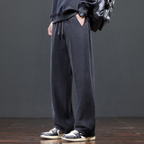 阔腿休闲裤男秋冬季新款潮流百搭宽松运动卫裤直筒裤子H806-P40，男装休闲裤，星座610（原A335）