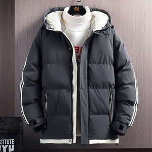 三防面料连帽棉衣男士冬加厚保暖羽绒棉服棉袄子外套潮M5811-P70