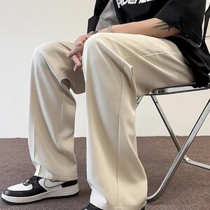 cleanfit裤子男春夏潮流西裤垂坠宽松感高级感阔腿长裤K2501-P45图片