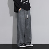 松紧腰男士休闲裤春季宽松直筒运动裤潮流阔腿裤Q29151-特P32，女装休闲裤，星座610（原A335）