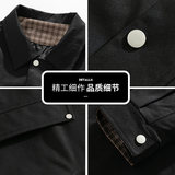 大码风衣男2025秋翻领时尚痞帅休闲宽松中长款外套上衣Q5539-P78，男装风衣，星座610（原A335）