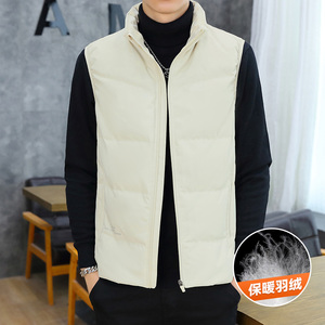 羽绒服男女同款马甲加厚情侣款马夹冬季百搭保暖背心MJ555图片