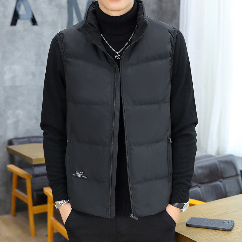 2022新款羽绒服马甲冬季男士轻薄保暖鸭绒坎肩休闲背心MJ555图片