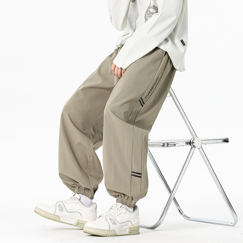 束脚休闲裤男秋季2026新款潮流宽松阔腿裤子运动长裤Q29093-P28，女装休闲裤，星座610（原A335）