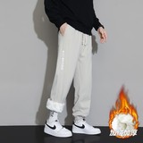 男冬季新款加绒运动裤厚款青年束脚休闲长裤JR888B-P45，女装休闲裤，星座610（原A335）