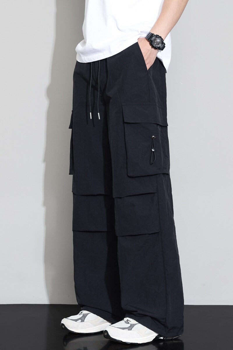 伞兵裤男春夏季美式潮牌高街机能休闲冲锋工装裤子K2701-P40图片
