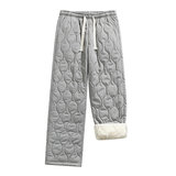 棉裤男冬季加绒加厚防寒休闲裤子宽松保暖滑雪长裤JR29185-P40，男装棉衣，星座610（原A335）