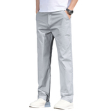 纯棉休闲裤男士春夏2025新款商务裤子宽松大码直筒长裤K2513-P52，男装休闲裤，电商A335