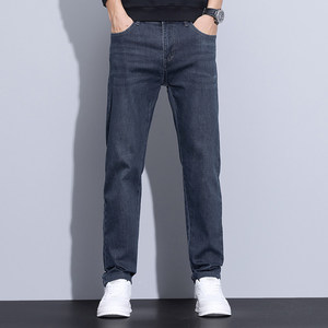 春季新款高端牛仔裤男士修身小脚弹力休闲百搭显瘦长裤K879-P52，男装牛仔裤，星座610（原A335）