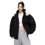 美式潮牌座山雕毛领羽绒棉服男款秋冬情侣棉衣外套MY2525-P100，男装棉衣，星座610（原A335）