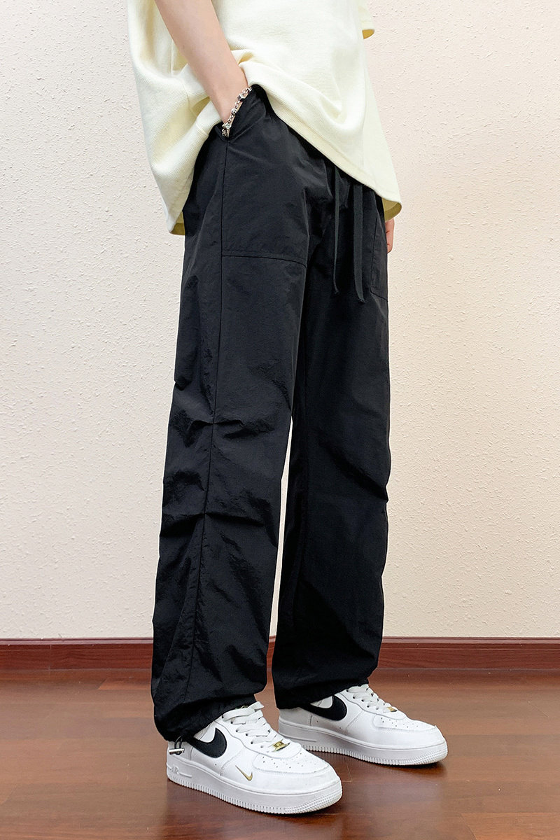 伞兵裤子男夏季薄款时尚大码潮牌直筒冰丝速干休闲裤Q29015-P32,男装休闲裤,星座610（原A335）