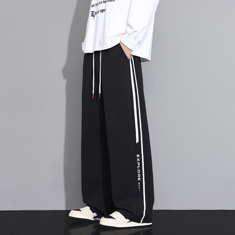 2025秋季新款休闲裤男宽松直筒裤青少年百搭长裤Q29165-特P35，男装休闲裤，星座610（原A335）