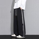 2025秋季新款休闲裤男宽松直筒裤青少年百搭长裤Q29165-特P35，男装休闲裤，星座610（原A335）