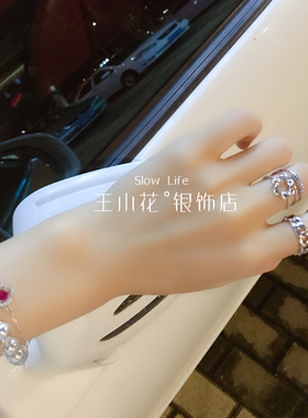 香港纯银情侣学生表白礼物戒指