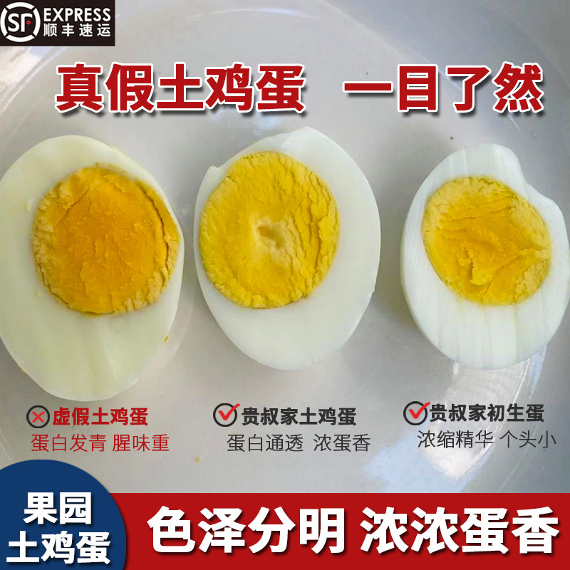 土鸡蛋初生蛋新鲜40枚农家散养正宗农村鲜鸡蛋草柴笨湛江走地鸡蛋