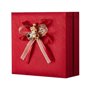 高奢缎面结婚红包盒闺蜜喜字布艺婚礼礼金盒子聘礼送封套可定制