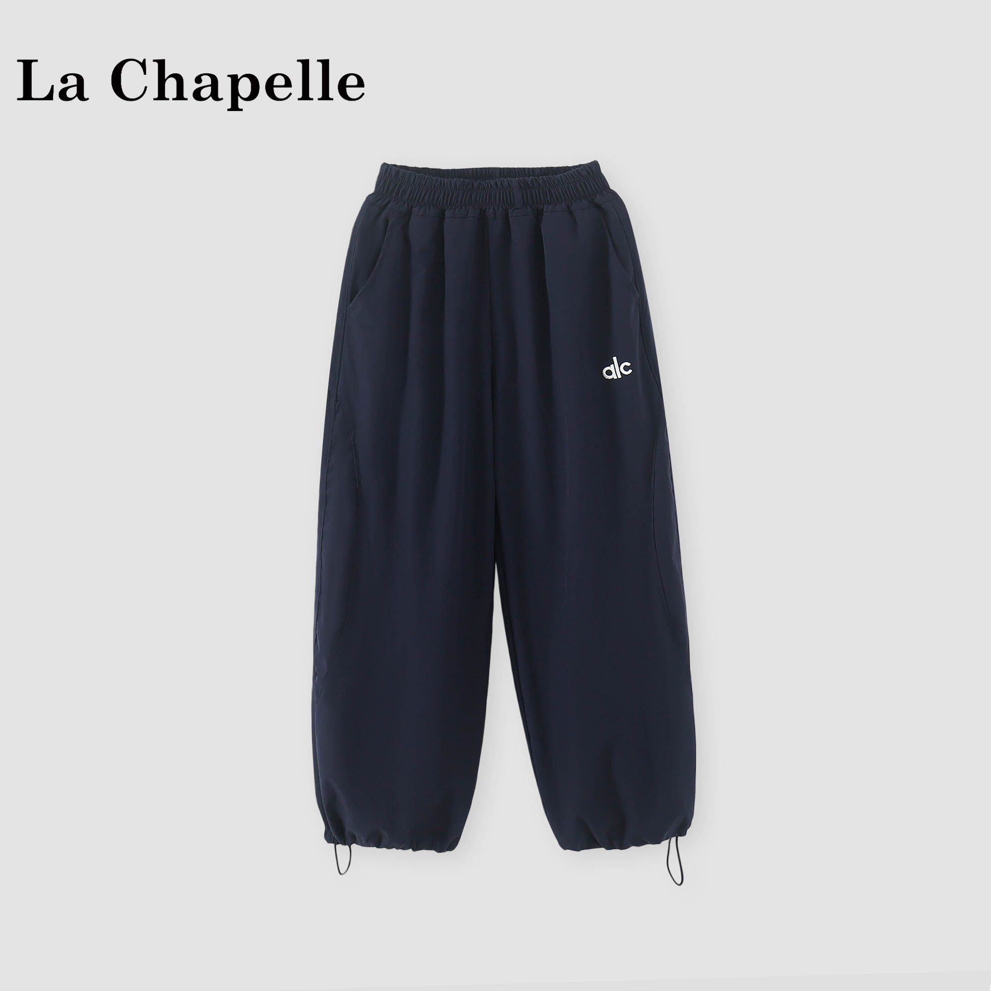 拉夏贝尔童装女童裤子2026夏季新款儿童薄款运动裤女孩休闲束脚裤