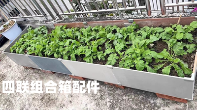 整套铝合金玻璃瓷砖花盆卡扣加厚菜箱菜池种植鱼缸组合夹固定扣