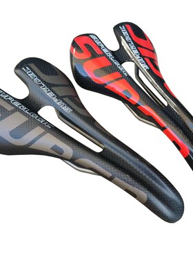 superlogic新款3K全碳纤维山地车鞍座公路车坐垫 钛弓自行车座垫