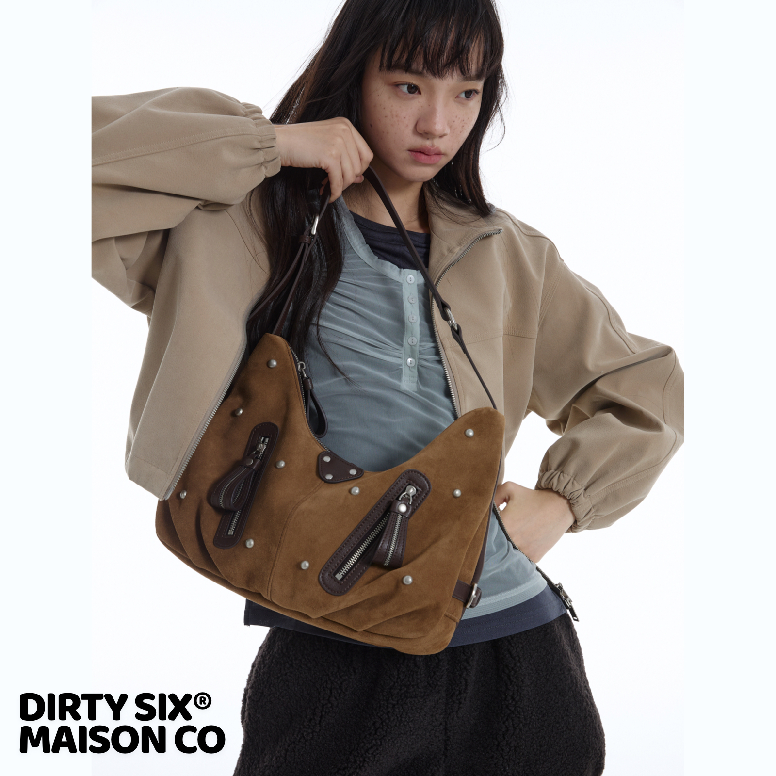 DirtySix原创贝拉斯拉夫磨砂hobo