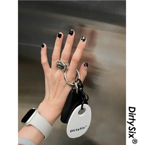 DirtySix原创鹅卵石牌牌挂件