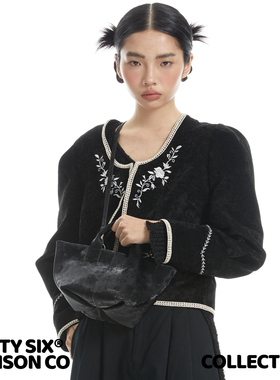 DirtySix /原创 浮光鎏金 馄饨包 新中式3色 缎感丝绒 牛皮小包